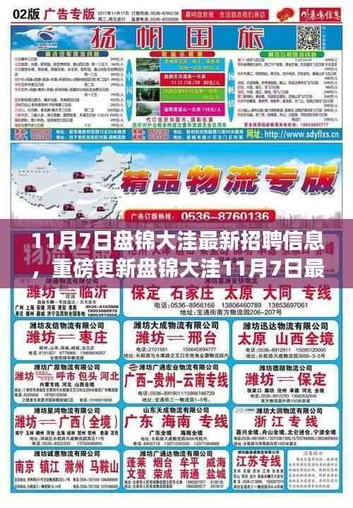 盘锦大洼最新高科技招聘信息及全新产品体验，科技革新之旅