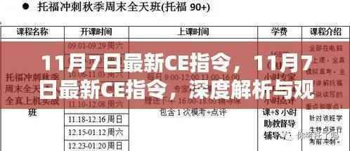 深度解析与观点阐述,最新CE指令详解(最新更新日期,11月7日)