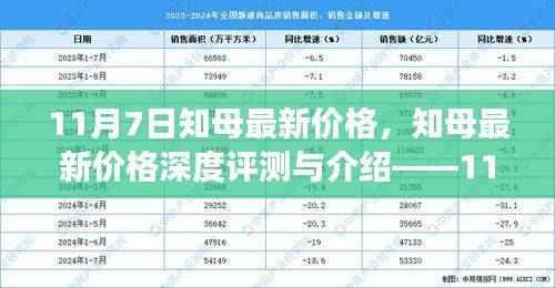知母最新价格深度解析,市场洞察与评测——11月7日报告