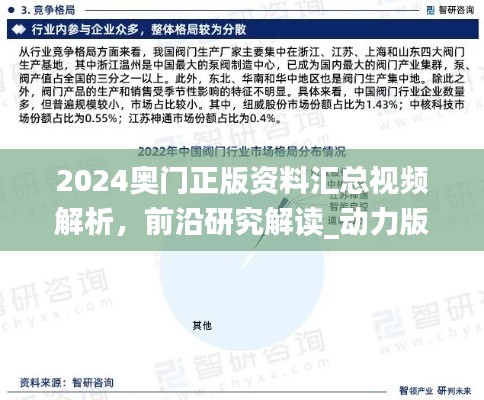 2024奥门正版资料汇总视频解析,前沿研究解读_动力版CNH593.31