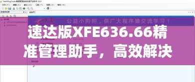 速达版XFE636.66精准管理助手,高效解决问题专家