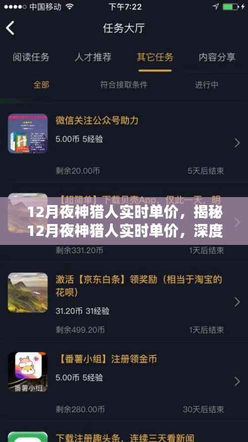 揭秘,12月夜神猎人实时单价深度解析与三大要点探讨