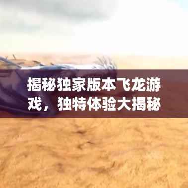 揭秘独家版本飞龙游戏,独特体验大揭秘
