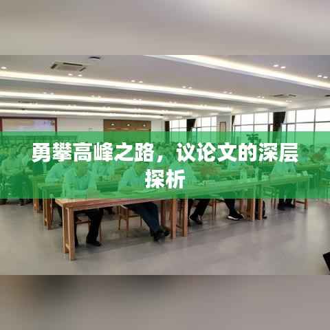 勇攀高峰之路,议论文的深层探析