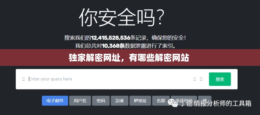 独家解密网址,有哪些解密网站